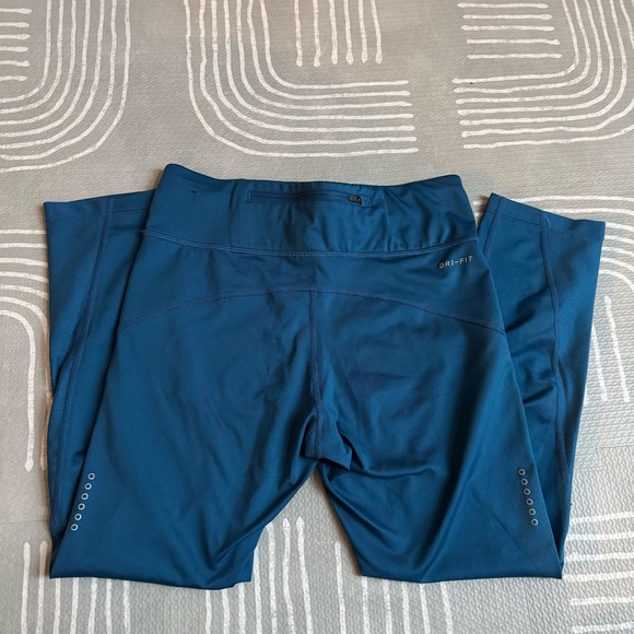 Nike Blue Leggings Size Small - Picture 3 of 4